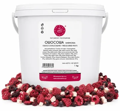 Obrázok produktu pre Mrazom sušené ovocie 100 g maliny, čerešne
