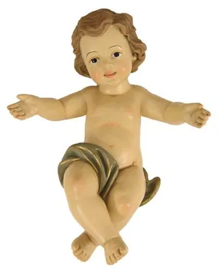Produktbild von FADEDA Jesuskind  / Höhe:5 cm / handbemalt / detailgetreue Krippen Figuren - Weihnachten Tisch Dekoration Krippe Zubehör
