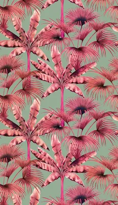 Zdjęcie produktu dla Fototapeta flizelinowa 39183-3 The Wall II Jungle blue pink 3-panelowa 159 x 280 cm