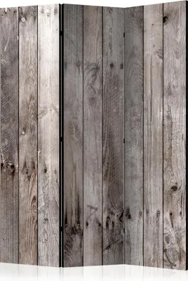 Produktbild von 3-teiliger Einseitiger Vlies Paravent - Century Wood 135x172 cm Muster n-C-0234-z-b