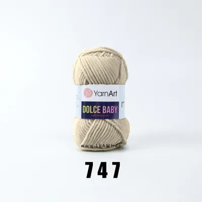 Produktbild von YarnArt Dolce Baby, 50g/85m Dolce Baby 747