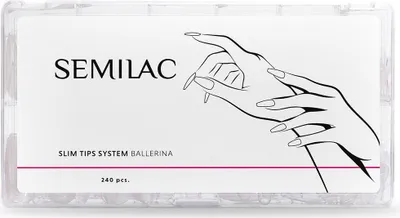 Produktbild von SEMILAC Slim Tips System Ballerina 240 Stk.