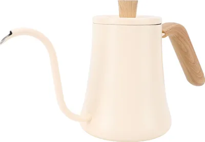 Zdjęcie produktu dla Czajnik przelewowy do kawy 600 ml 304 ze stali nierdzewnej z dzióbkiem na gęsiej szyi Dzbanek do kawy i herbaty na kemping i w plenerze
