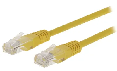 Immagine prodotto di Valueline Vlct85000Y30 Cavo di rete Utp Cat5E RJ45 (8/8) maschio - RJ45 (8/8) maschio 3,00 M Giallo