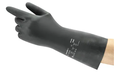 Produktbild von ANSELL AlphaTec 29-500 Neopren Handschuhe Gr. 7 mit Baumwollfutter für Kälte- & Chemikalienschutz