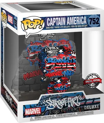 Produktbild von Marvel Captain America - Street Art Collection 752 Special Edition - Funko Pop! - Vinyl Figur