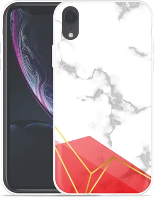 Zdjęcie produktu dla Etui Cazy kompatybilne z iPhone Xr - Modny marmur