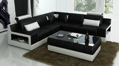 Produktbild von Wohnlandschaft Ecksofa L-Form Couch Designer Polster