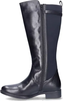 Produktbild von JJ Footwear Bridport Stiefel in Übergrößen Schwarz 1500889-302Zwart in Weite XL