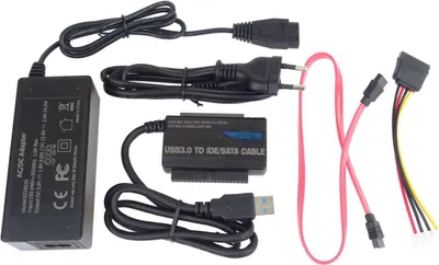Produktbild von PremiumCord USB 3.0 - SATA + IDE Adapter mit Kabel