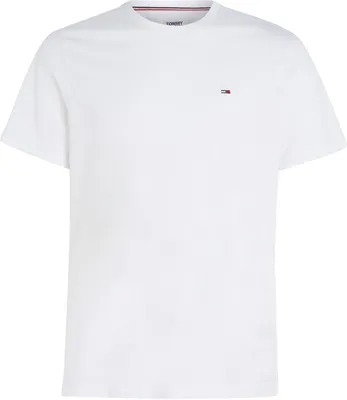 Produktbild von Tommy Jeans Herren Tjm Xslim Jersey Tee Dm0dm04411 Langarmhemd, Weiß (Classic White), M EU
