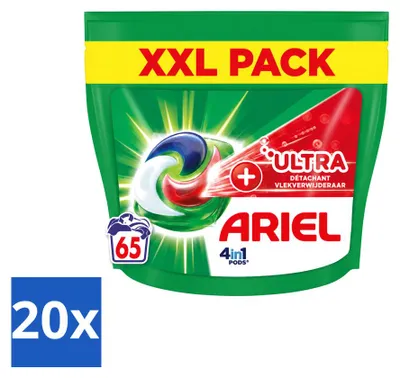 Produktbild von 20 x Ariel 4in1 Pods Ultra Fleckentferner - Vorteilspackung - 20 Stücke