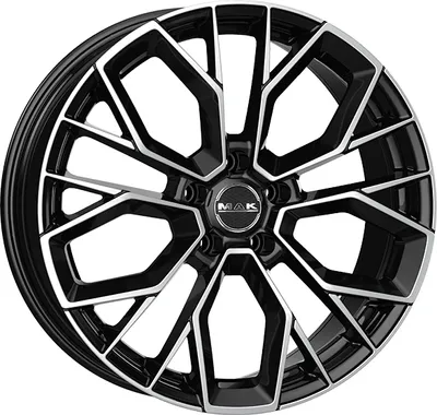 Immagine prodotto di Cerchi in lega MAK STILO 7.5x18 5x100 ET 39 BLACK MIRROR