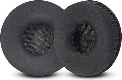 Obrázok produktu pre INF Náhradné náušniky pre slúchátká Sony WH-CH520 - hodvábny materiál (7 cm) čierna