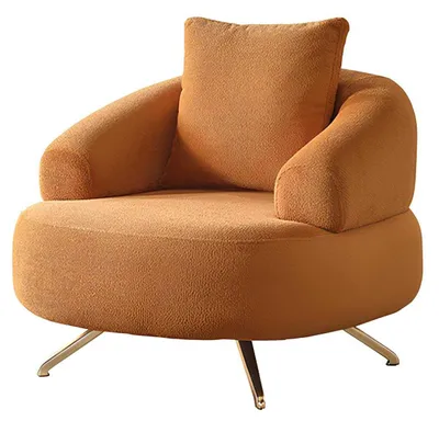 Produktbild von Eleganter Sessel mit goldenen Akzenten für Ihr Interieur