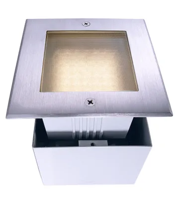 Immagine prodotto di Faretto da incasso a pavimento Square 2 LED bianco caldo