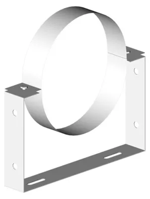 Produktbild von ALMEVA Decken-/ Wandhalterung DN80/125 (LPWHL8)
