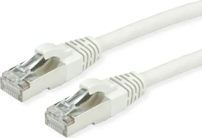 Produktbild von ROLINE S/FTP-Kabel Cat.7, LSOH, mit RJ-45 Steckern (500 MHz / Class EA), grau, 1 m