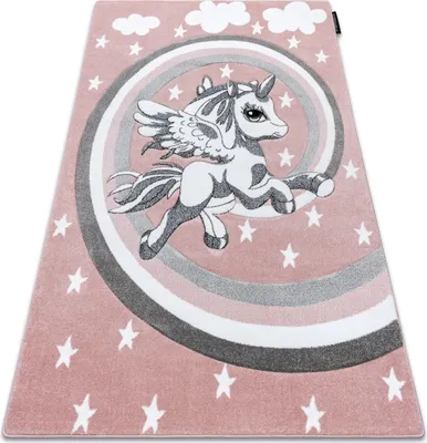 Produktbild von Kinderteppich PETIT PONY rosa Rosa 140x190 cm
