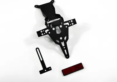 Produktbild von ZIEGER Pro Kennzeichenhalter kompatibel mit Ducati Hypermotard 821 BJ 2013-15 / Hypermotard 939 BJ 2016-18 / Hyperstrada 821 BJ 2013-15 / Hyperstrada 939 BJ 2016-18