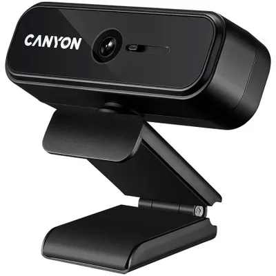 Productafbeelding van Canyon Webcam C2N, Full HD 1080p, met microfoon, USB 2.0, zwart, retailverpakking