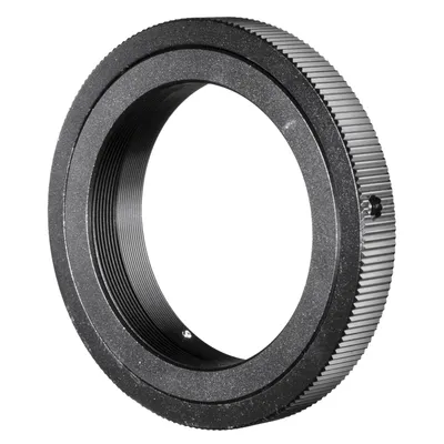 Immagine prodotto di Walimex Adattatore T2 per baionetta Nikon F Robusto metallo nero