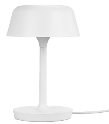 Produktbild von Tischlampe, Tischleuchte, Nachttischlampe, Schreibtischlampe, LED Leselampe, Valencia weiß