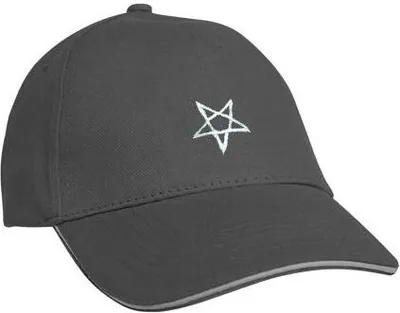 Produktbild von Baseballcap mit Einstickung Stern 68364  in versch. Farben Color - grau