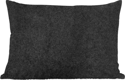 Produktbild von MuchoWow® Outdoor Kissen - Schwarz - Granit - Design - Stein - 60x40 cm - Wetterfest - Lounge Kissen - Zierkissen - Kissen für Innenräume