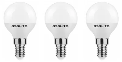 Produktbild von Asalite LED-Lampe G45 E14 6W 510lm 4000K 220-240V 3 Stück