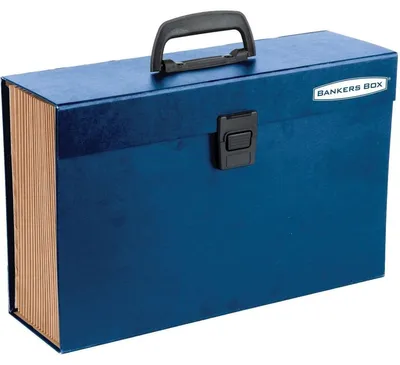 Image de Fellowes BANKERS BOX Sacoche de rangement Handifile, 19 compartiments, bleu