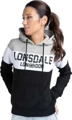 Produktbild von Lonsdale Penbryn Kapuzenpullover Schwarz,Grau M Frau Schwarz,Grau M