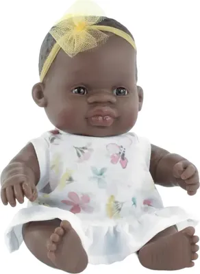 Immagine prodotto di Miniland baby doll ragazza africana 21 cm - Bambola giocattolo educativa
