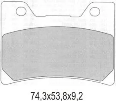 Immagine prodotto di Pastiglie Freno Semi-Metalliche Kh160