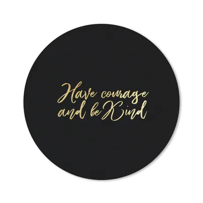 Produktbild von MuchoWow® Mauspad Mousepad Zitate - Zuversicht - Gold - Schwarz 40x40 cm - Mousepads - Maus Mat - Pad - Mausunterlage - Schreibtisch Accessoires