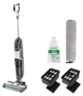 Produktbild von Bissell CrossWave HF3 Cordless Select, Standstaubsauger, Beutellos, Grau, Weiß, 0,53 l, 0,41 l, Trocken&Nass