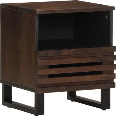 Produktbild von vidaXL Nachttische 2 Stk. 40x34x46 cm Massivholz Mango