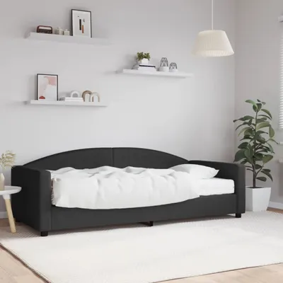 Immagine prodotto di Maison Exclusive - Divano letto con materasso nero 90x200 cm in tessuto