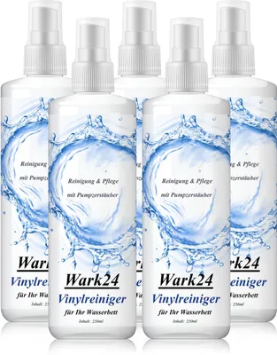 Produktbild von Wark24 Vinylreiniger für Ihr Wasserbett 250ml - Reinigung & Pflege (5er Pack)
