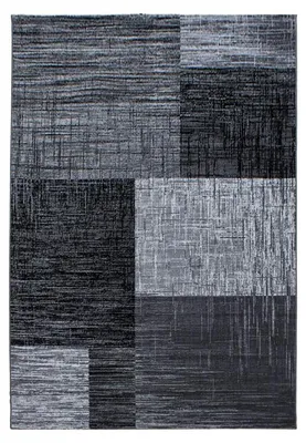 Produktbild von Ayyildiz Hali PLUS1201708001BLACK, Teppich, Polypropylen (PP), Schwarz, Rechteck, 1200 mm, 1700 mm