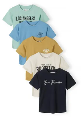 Produktbild von Minoti T Shirt Baumwolle Türkis Gr. 158 für Jungen
