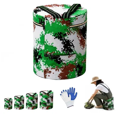 Immagine prodotto di Sgabello da giardino portatile con spallacci regolabili