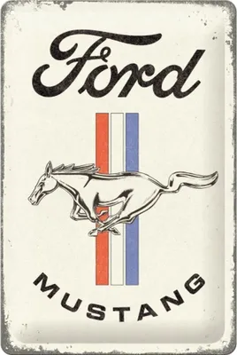 Obrázek produktu pro Nekupto Cedule 20x30 Ford Mustang (Horse & Stripes) NA22343