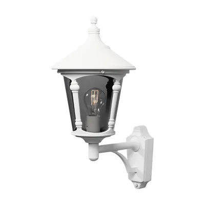 Produktbild von Konstsmide Virgo Up weiß lackiertes Aluminium, rauchfarbenes Acrylglas, Hand EU 571-250