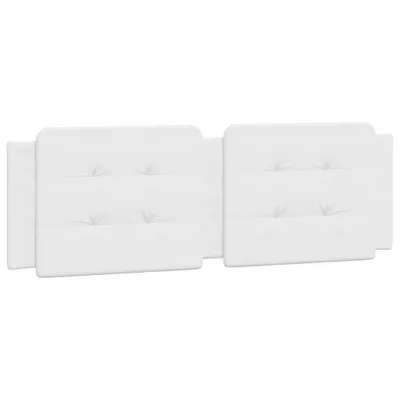 Image de Coussin de tête de lit Zadar blanc 160 cm similicuir