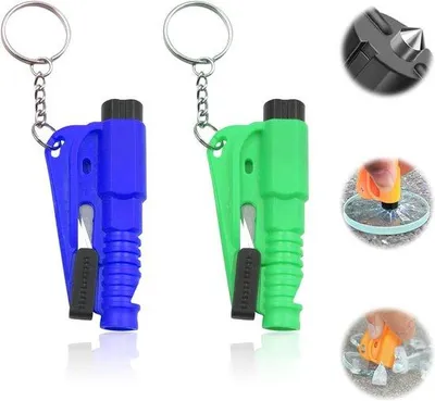 Image de Marteau de secours en deux parties, bleu/vert