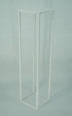 Produktbild von Moderner Loft Blumenständer WEISS SIMPLE 16 125/K-16-1P-100B