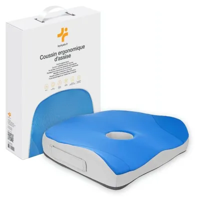 Productafbeelding van Ergonomisch Zitkussen, Orthopedisch, Memory Foam, 45 x 37 x 9 cm