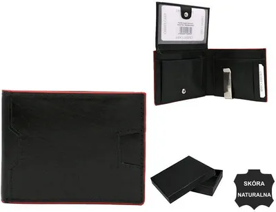 Immagine prodotto di Rovicky Portafoglio da uomo Casobus nero-rosso Taglia unica