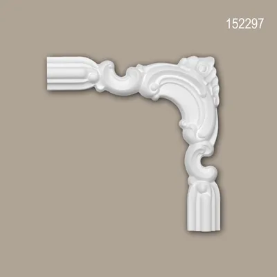 Produktbild von PROFHOME 152297 Eckelement für Wandleiste Zierelement dekoratives Element